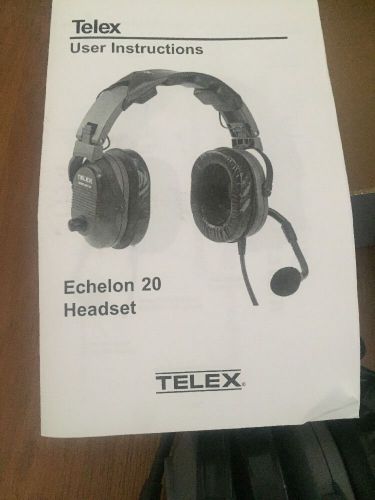 Telex aviation headset