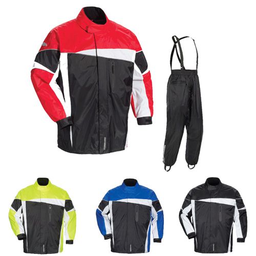 Tour master defender 2.0 two-piece waterproof motorcycle rainsuit