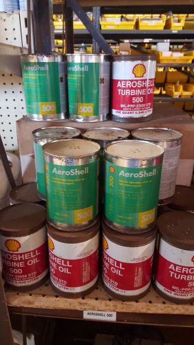 Aeroshell 500 turbine oil - new old stock mil-prf-23699