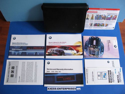 2001 bmw e36 coupe 325 330 ci 325ci 330ci owners manuals drivers books set l144