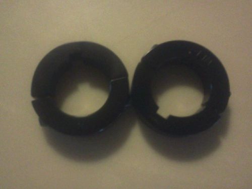 2 new 1-1/4&#034; aluminum axle locking collars go kart racing black