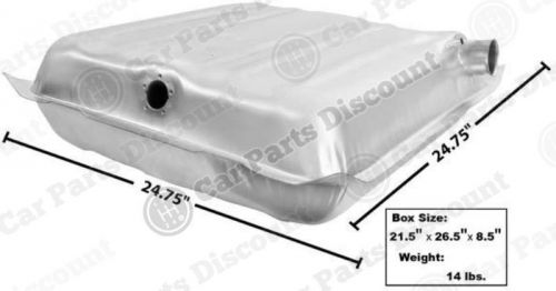 New dii gas/fuel tank - stainless, d-4163