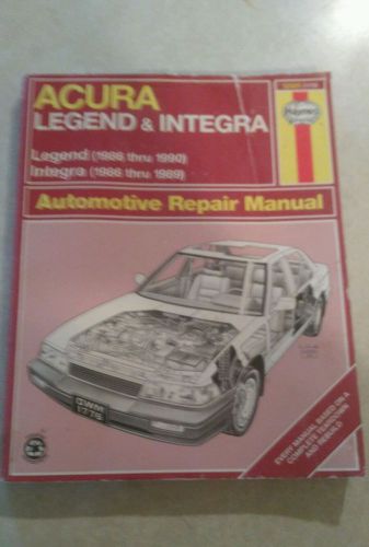 Acura legend &amp; integra haynes manual