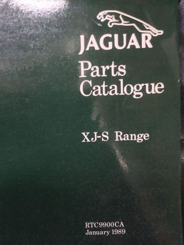 Jaguar xj-s range parts catalogue