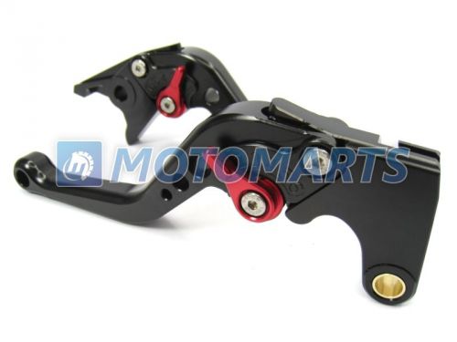 Cnc brake clutch short levers black for yamaha yzf r25 r3 2014 2015 srb