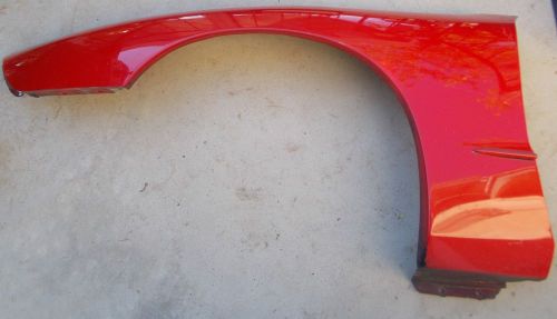 93-97 96 firebird l/h driver side front fender - oem red