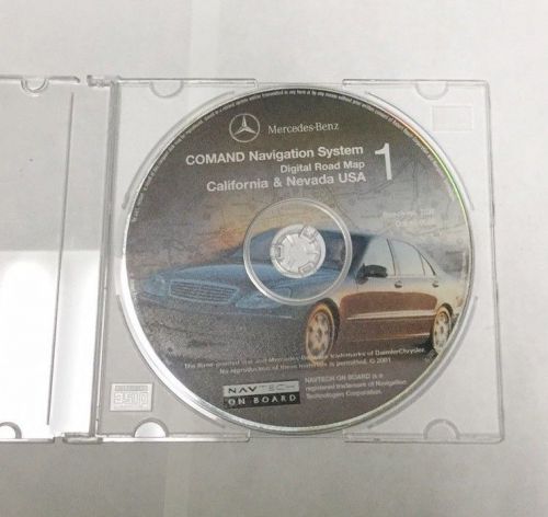 Mercedes w220 w215 w210 s cl clk  e navigation cd1 california/nevada oem 00-02