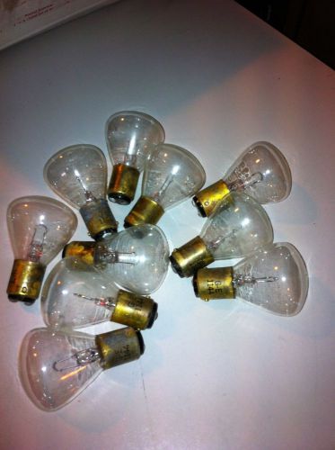 Bulk lot of ten (10) # 1445 single filament 12v bulbs - vintage - new old stock