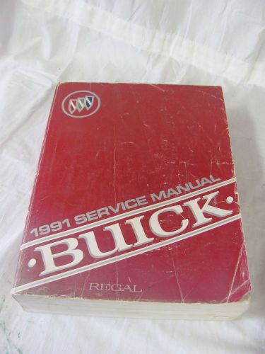 1991 buick regal original factory service manual shop repair