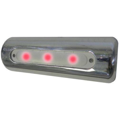 Taco metals f38-8600bxz-r-1 taco deck light red led pipe mount