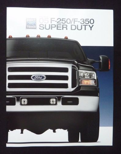 2005 ford super duty dealer sales brochure~f250 f350 truck original showroom