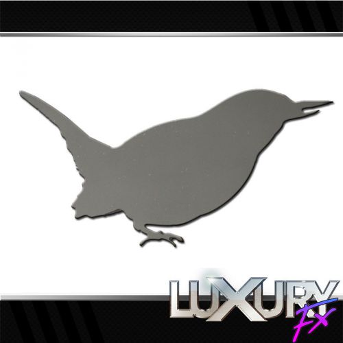 2pc. luxury fx stainless steel small bird emblem
