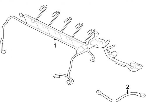 Chrysler oem dodge engine wiring harness 68039351aa image 1