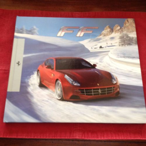 Official ferrari ff hardcover brochure   95993343