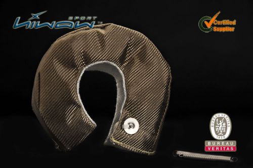 The titanium &amp; glass fiber turbo blanket heat shield cover for t3  new 2015