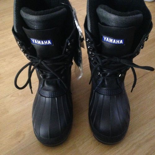 Yamaha womens snowmobile black snow boots with baffin technology size 8 (alaska)