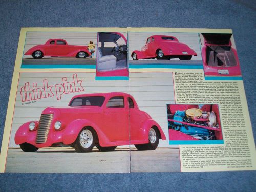 1936 plymouth coupe pro street vintage article &#034;think pink&#034;