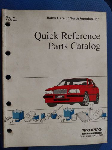 Volvo - 1993 quick reference parts catalog