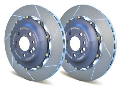 Giro disc 2-piece 330mm rear rotors for mercedes clk63 amg black better than oem