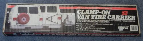 Bmc clamp-on van tire carrier rack model# vn6 full size vans van type wagons new