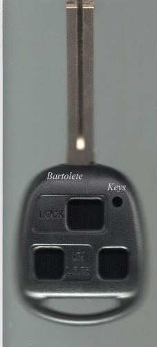 3 buttons remote key shell fits lexus lx450 ls400 ls430 sc300 sc400 sc430 es300