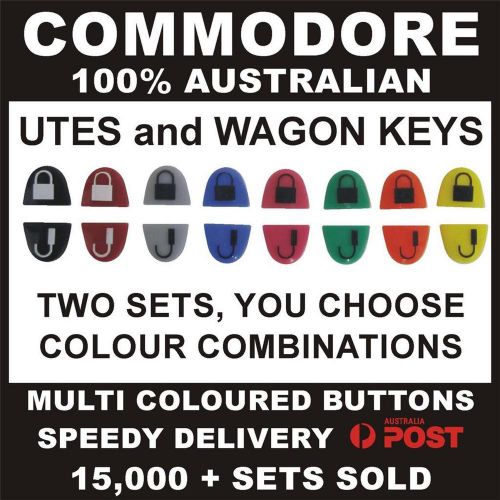 Commodore ute or wagon key buttons vs vt vx vy vz vu wh wk wl repair 2 key pads