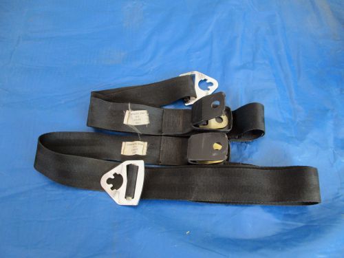 Mopar 1973 e body barracuda challenger rt 340 black shoulder belts 3760255