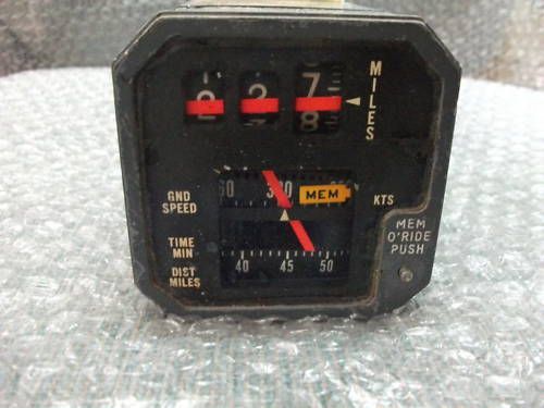 Aircraft dme radial ground speed indicator ain-150