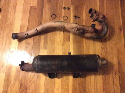 Yamaha raptor 660 stock full exhaust system