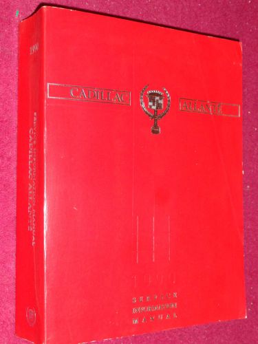 1990 cadillac allante shop manual / original g.m. service book