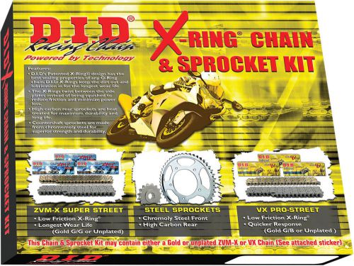 Did x-ring chain &amp; sprocket kit yamaha yzf-r6 2006-09 dky-004