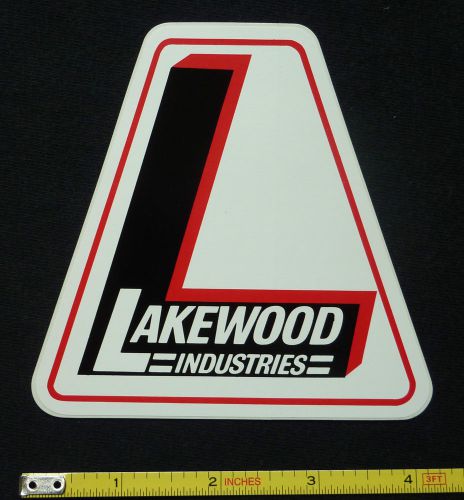 Lakewood industrusties decal sticker~original 60&#039;s 70&#039;s vintage~nhra racing