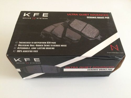 Kfe ultra quiet advanced  kfe503-104 premium ceramic front brake pad set