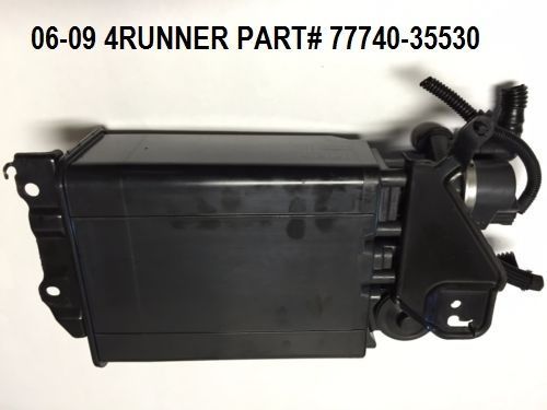 06 07 08 09 toyota 4runner gx470 charcoal fuel vapor canister 77740-35530 oem