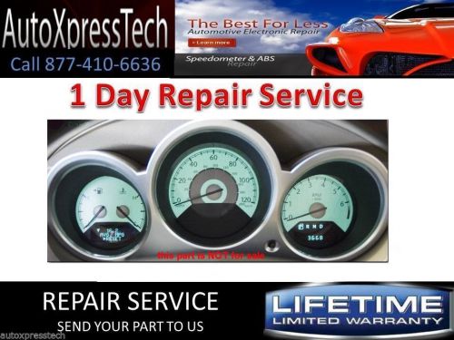 2006 chrysler sebring el backlight gauge cluster repair service lighting repair