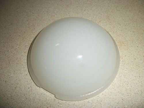 Vintage frosted glass old cowl 3-1/4&#034; lens light lamp auto car truck antique