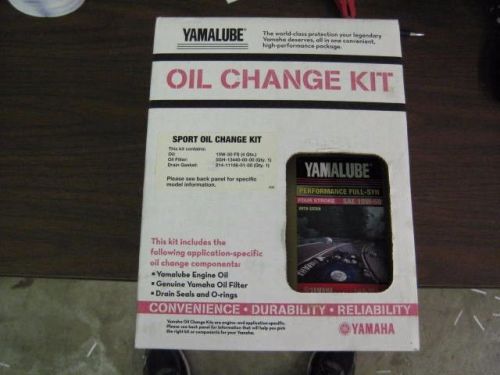 Yamalube sport oil change  kit oil filter &amp; drain gasket