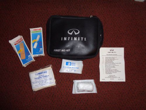 Infiniti first aid kit part # complete oem infiniti pouch case included