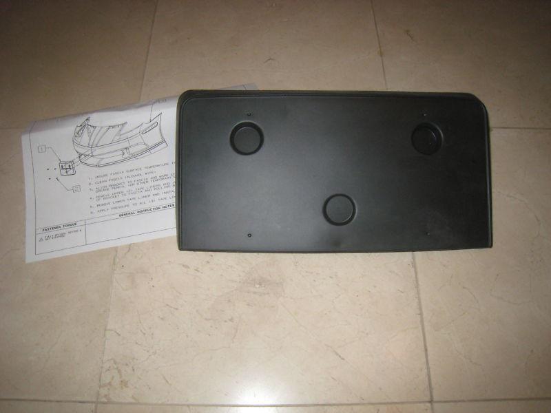 C6 corvette license plate frame/bracket for front