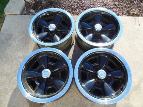 1971-72 chevelle ss camaro z28 15x7 early oval valve stem rally wheels oem 73-78