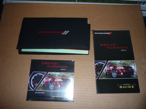 2012 dodge grand caravan owner&#039;s manual set