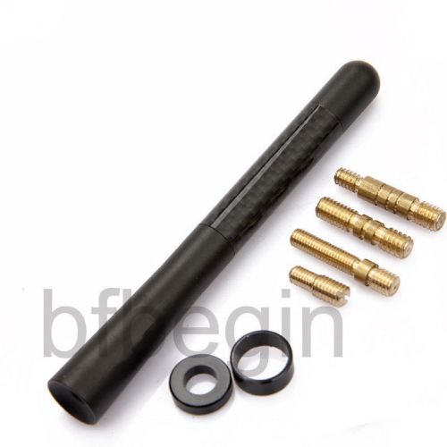 For ford all model 4.7inch carbon fiber short black antenna aerial new