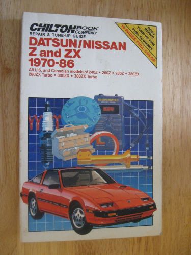 Chilton datsun/nissan z - zx repair manual  1970-86