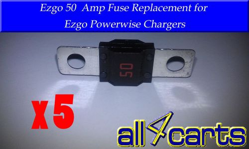 (5) ezgo 50 amp fuse | powerwise charger fuse 28106g01 | powerwise charger fuse