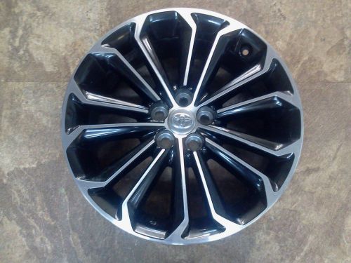 17&#034; factory alloy rim  -  toyota corolla  /  2014  2015  /  with center cap