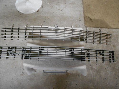 63 cadillac upper &amp; lower grilles,-with emblem