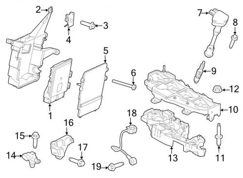 Ford oem engine control module dv6z12a650cg image 1