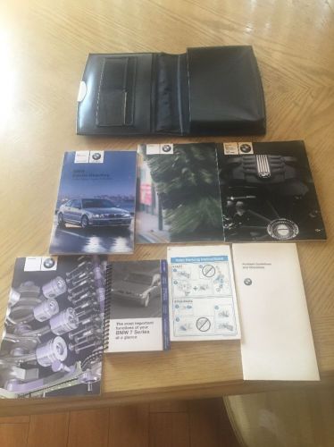 Bmw 745 li manual book set