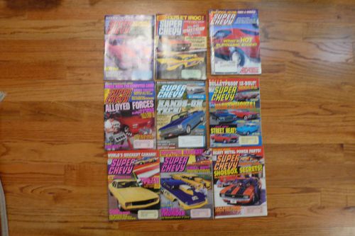 Super chevy magazine volumes: lot # 7,  for chevrolet enthusiasts,