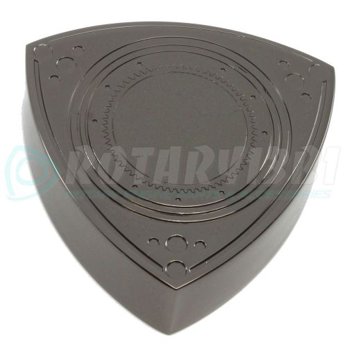 Rotor shaped brake or clutch master cylinder cap cover rx-7 13b 20b gun metal